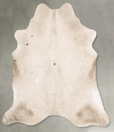 Champagne XX-Large Brazilian Cowhide Rug 7'8"H x 6'9"W #B29731 by Hudson Hides
