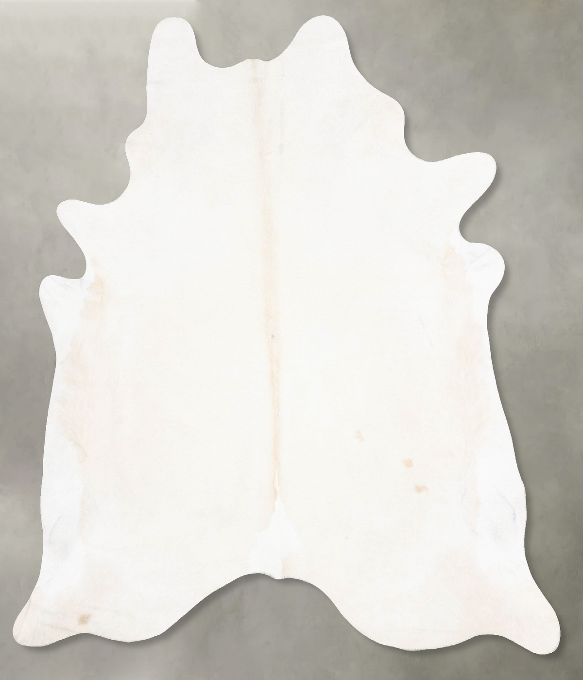 Solid White Cowhide Rug #B29736
