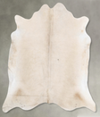 Champagne X-Large Brazilian Cowhide Rug 6'5"H x 6'8"W #B29739 by Hudson Hides