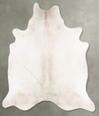 Champagne XX-Large Brazilian Cowhide Rug 8'3"H x 7'3"W #B29740 by Hudson Hides