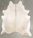 Champagne X-Large Brazilian Cowhide Rug 7'3"H x 5'11"W #B29743 by Hudson Hides