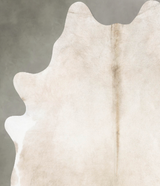 Champagne X-Large Brazilian Cowhide Rug 7'3"H x 5'11"W #B29743 by Hudson Hides