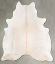 Champagne X-Large Brazilian Cowhide Rug 7'1"H x 5'10"W #B29751 by Hudson Hides