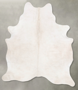 Solid White X-Large Brazilian Cowhide Rug 7'3"H x 5'7"W #B29752 by Hudson Hides