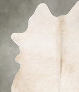 Champagne X-Large Brazilian Cowhide Rug 7'7"H x 6'1"W #B29756 by Hudson Hides
