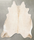 Champagne Large Brazilian Cowhide Rug 5'10"H x 6'3"W #B29758 by Hudson Hides