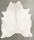 Champagne X-Large Brazilian Cowhide Rug 7'3"H x 5'8"W #B29759 by Hudson Hides