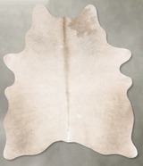 Champagne Medium Brazilian Cowhide Rug 6'1"H x 4'9"W #B29761 by Hudson Hides