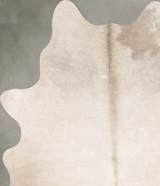 Champagne Medium Brazilian Cowhide Rug 6'1"H x 4'9"W #B29761 by Hudson Hides