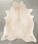 Champagne X-Large Brazilian Cowhide Rug 6'9"H x 6'4"W #B29762 by Hudson Hides