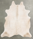 Champagne X-Large Brazilian Cowhide Rug 7'2"H x 6'1"W #B29763 by Hudson Hides
