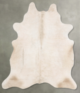 Champagne X-Large Brazilian Cowhide Rug 7'2"H x 6'1"W #B29763 by Hudson Hides