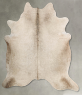 Champagne X-Large Brazilian Cowhide Rug 6'8"H x 6'1"W #B29764 by Hudson Hides