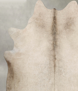 Champagne X-Large Brazilian Cowhide Rug 6'8"H x 6'1"W #B29764 by Hudson Hides