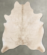 Champagne Large Brazilian Cowhide Rug 6'7"H x 5'9"W #B29769 by Hudson Hides
