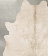 Champagne Large Brazilian Cowhide Rug 6'7"H x 5'9"W #B29769 by Hudson Hides