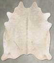 Champagne X-Large Brazilian Cowhide Rug 6'8"H x 6'5"W #B29772 by Hudson Hides