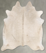 Champagne X-Large Brazilian Cowhide Rug 6'8"H x 6'5"W #B29772 by Hudson Hides