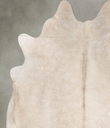 Champagne X-Large Brazilian Cowhide Rug 6'8"H x 6'5"W #B29772 by Hudson Hides