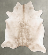 Champagne X-Large Brazilian Cowhide Rug 7'5"H x 6'9"W #B29773 by Hudson Hides