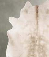 Champagne X-Large Brazilian Cowhide Rug 7'5"H x 6'9"W #B29773 by Hudson Hides