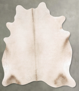 Champagne X-Large Brazilian Cowhide Rug 7'9"H x 6'5"W #B29774 by Hudson Hides