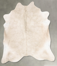 Champagne XX-Large Brazilian Cowhide Rug 7'11"H x 6'10"W #B29776 by Hudson Hides