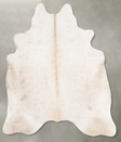 Champagne Large Brazilian Cowhide Rug 6'5"H x 5'10"W #B29778 by Hudson Hides