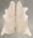 Champagne Large Brazilian Cowhide Rug 6'2"H x 6'2"W #B29779 by Hudson Hides