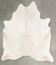 Champagne Large Brazilian Cowhide Rug 6'11"H x 5'8"W #B29780 by Hudson Hides