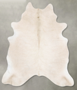 Champagne X-Large Brazilian Cowhide Rug 7'2"H x 5'11"W #B29781 by Hudson Hides
