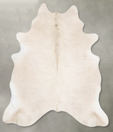Champagne X-Large Brazilian Cowhide Rug 7'2"H x 5'11"W #B29781 by Hudson Hides