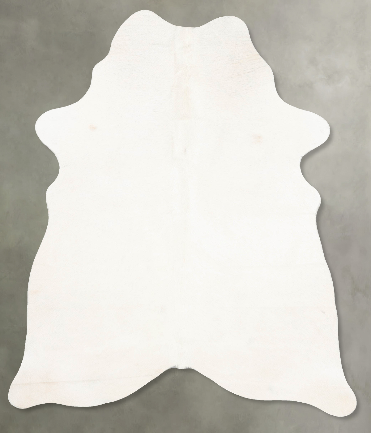 Solid White Cowhide Rug #B29783