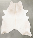 Champagne X-Large Brazilian Cowhide Rug 7'1"H x 5'9"W #B29785 by Hudson Hides