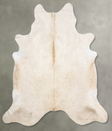 Champagne XX-Large Brazilian Cowhide Rug 7'6"H x 6'10"W #B29786 by Hudson Hides