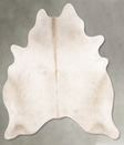Champagne X-Large Brazilian Cowhide Rug 7'2"H x 6'5"W #B29788 by Hudson Hides