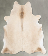 Champagne X-Large Brazilian Cowhide Rug 6'11"H x 6'2"W #B29789 by Hudson Hides