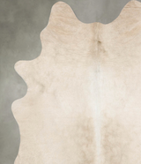 Champagne Large Brazilian Cowhide Rug 6'7"H x 5'4"W #B29790 by Hudson Hides