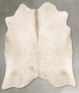 Champagne Large Brazilian Cowhide Rug 6'1"H x 5'11"W #B29791 by Hudson Hides