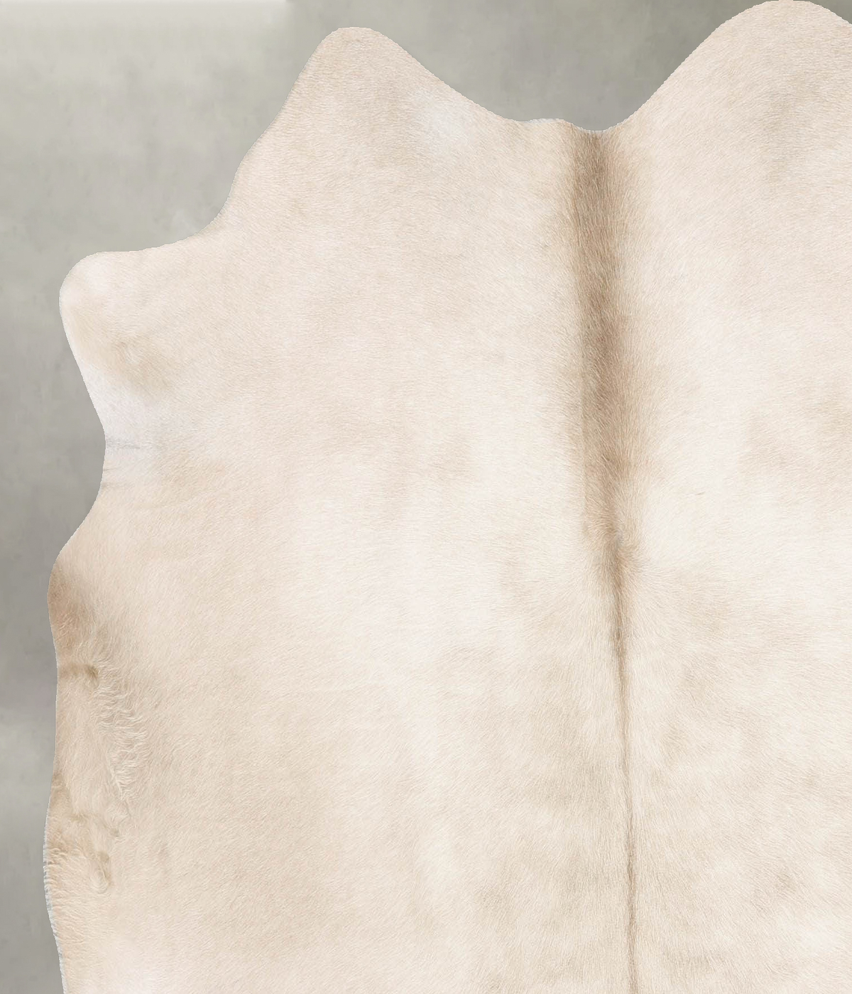 Champagne Large Brazilian Cowhide Rug 6'1"H x 5'11"W #B29791 by Hudson Hides