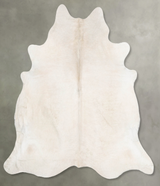 Champagne X-Large Brazilian Cowhide Rug 6'10"H x 6'8"W #B29795 by Hudson Hides