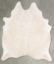 Champagne Large Brazilian Cowhide Rug 7'3"H x 5'5"W #B29796 by Hudson Hides