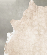 Champagne Large Brazilian Cowhide Rug 7'0"H x 5'9"W #B29797 by Hudson Hides