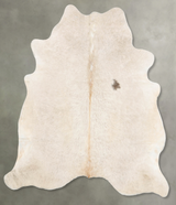 Champagne Large Brazilian Cowhide Rug 6'4"H x 5'10"W #B29799 by Hudson Hides