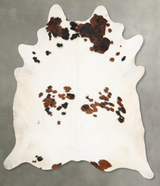 Tricolor XX-Large Brazilian Cowhide Rug 9'0"H x 7'10"W #B29802 by Hudson Hides