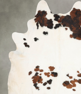 Tricolor XX-Large Brazilian Cowhide Rug 9'0"H x 7'10"W #B29802 by Hudson Hides