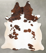 Tricolor XX-Large Brazilian Cowhide Rug 7'11"H x 6'4"W #B29803 by Hudson Hides