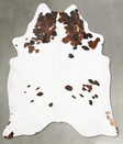 Tricolor XX-Large Brazilian Cowhide Rug 7'10"H x 6'6"W #B29806 by Hudson Hides