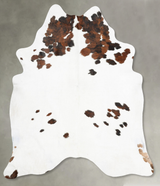 Tricolor XX-Large Brazilian Cowhide Rug 7'10"H x 6'6"W #B29806 by Hudson Hides