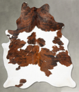 Tricolor XX-Large Brazilian Cowhide Rug 8'1"H x 6'3"W #B29810 by Hudson Hides
